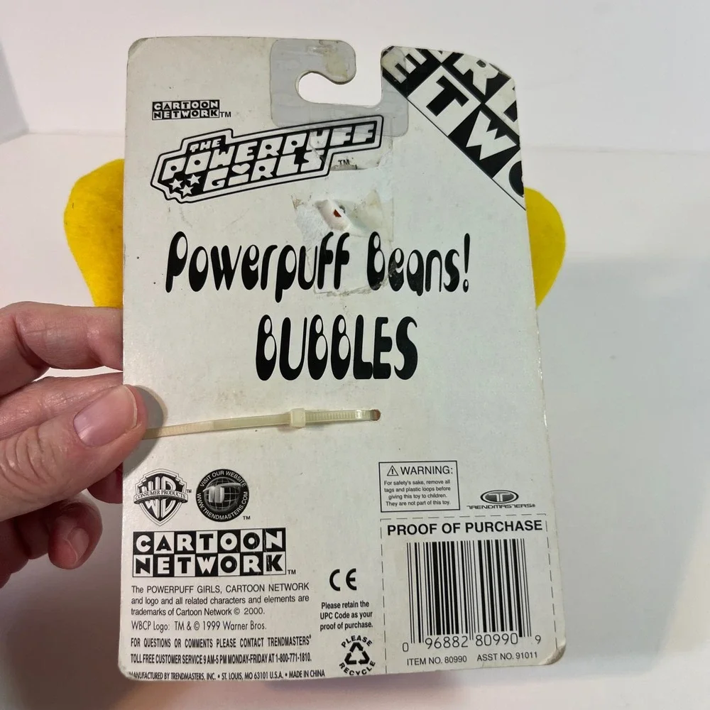 Vintage Powerpuff Beans Bubbles Doll 6